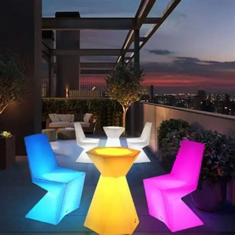 bàn led phát sáng