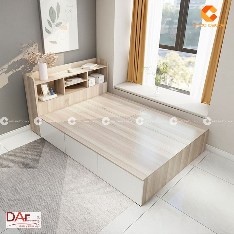 Giường có ngăn kéo chứa đồ - Ba dạng giường có ngăn kéo chứa đồ trên thị trường
