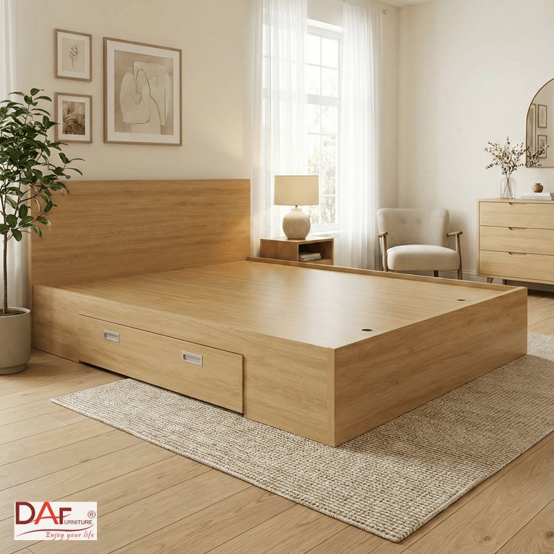 Giường gỗ MDF có bền không - Vì sao tháo lắp nhiều lần là kẻ thù