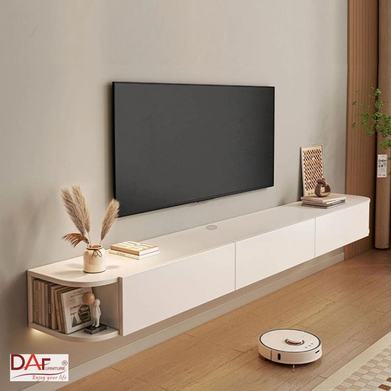 Kích thước kệ tivi theo phòng khách - Chiều cao tâm màn hình so với mắt người ngồi trên sofa