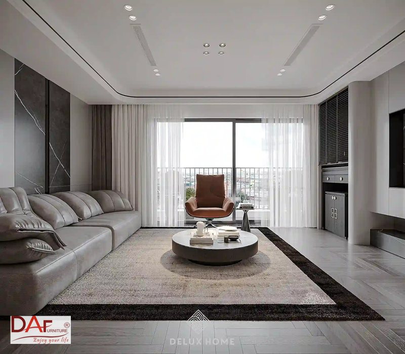 Nội thất căn hộ 70m2 - Khu khách liền bếp