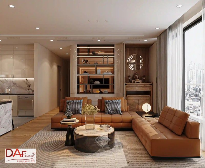 Nội thất căn hộ 70m2 - Phòng ngủ chính