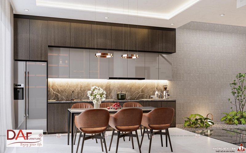 Nội thất nhà phố 4x15 - Hạn chế vách kín chia ngang Nội thất nhà phố 4x15 - Hạn chế vách kín chia ngang