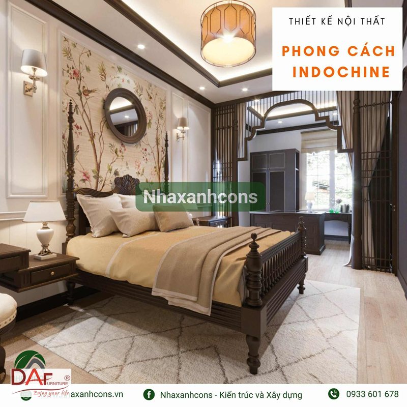 Phong cách Indochine - Phong cách Indochine là gì và nhà bạn có theo được không