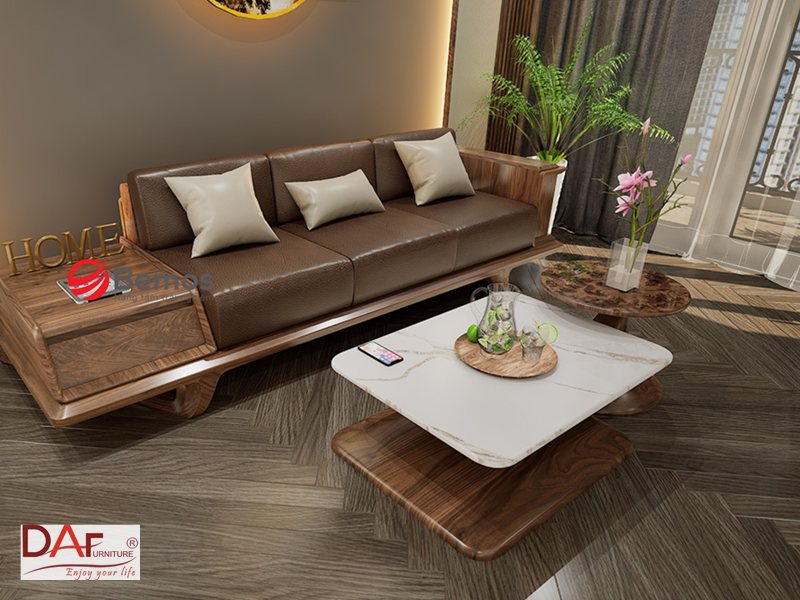 Sofa cho phòng khách nhỏ - Chọn cỡ sofa cho phòng khách nhỏ theo tường, không theo số người