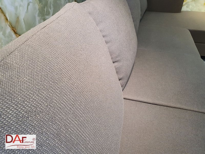Sofa vải bố hay vải nhung - Vệt tay và vết ngồi