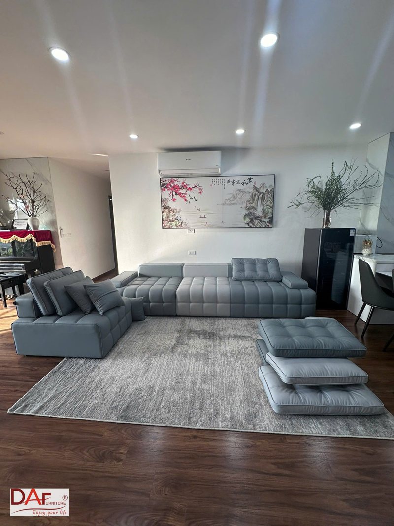 Thảm phòng khách chọn thế nào - Bảng gợi ý cỡ thảm theo cỡ sofa